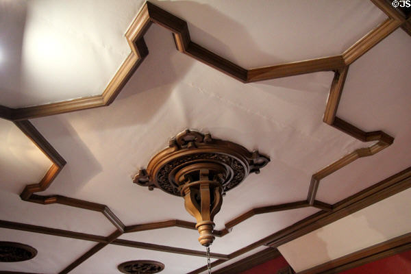 Ceiling design at Writers' Museum. Edinburgh, Scotland.