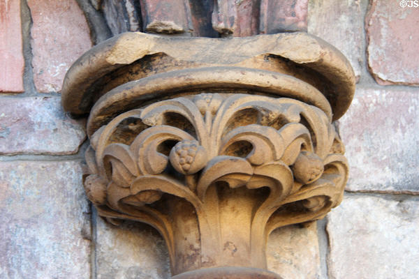 Capital detail of Holyrood Abbey. Edinburgh, Scotland.