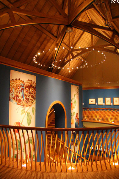 Interior architecture at Queens Gallery. Edinburgh, Scotland.