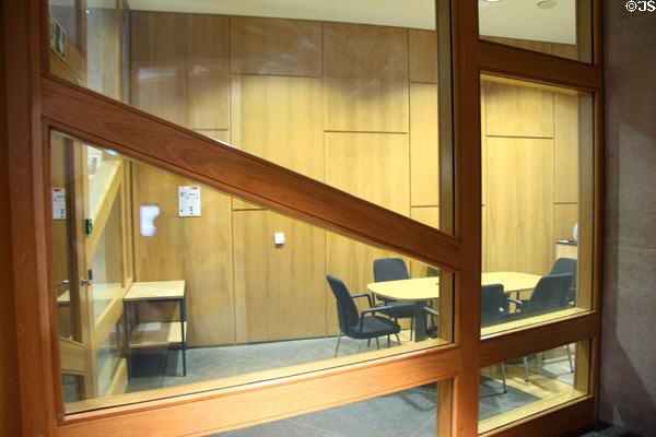 Meeting room at Scottish Parliament. Edinburgh, Scotland.