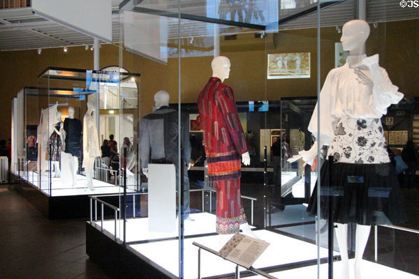 Modern dress collection at National Museum of Scotland. Edinburgh, Scotland.
