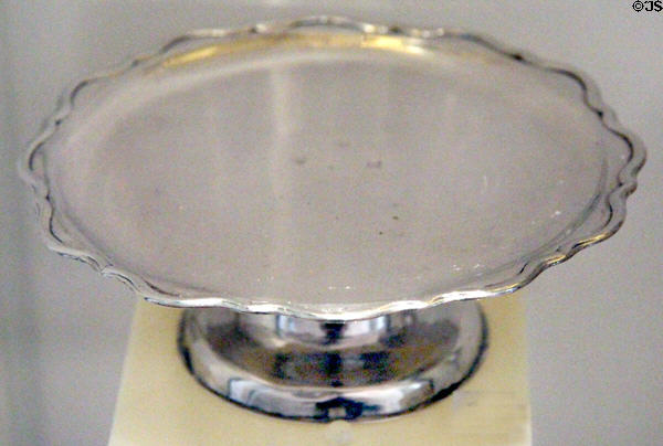 Silver tazza (1725-6) by James Ker of Edinburgh at National Museum of Scotland. Edinburgh, Scotland.