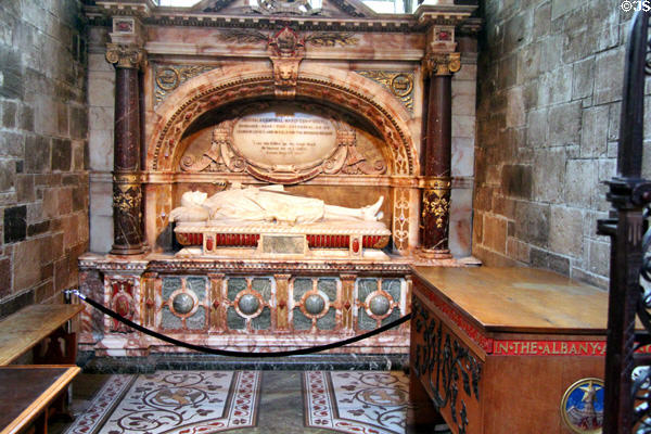 Monument to Archibald Campbell, Marquess of Argyll (1661) at St Giles Cathedral. Edinburgh, Scotland.