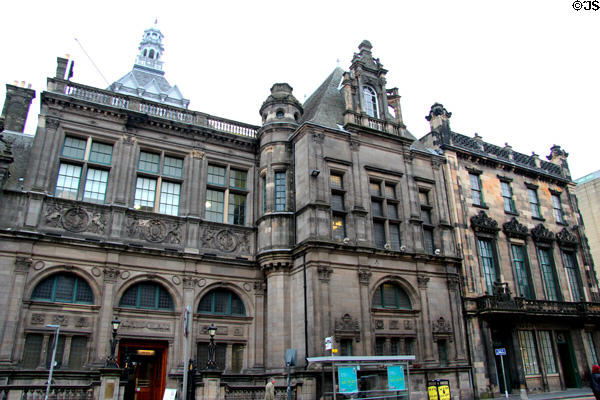 Central Library (1887-90) (George IV Bridge St.). Edinburgh, Scotland. Architect: George Washington Browne.
