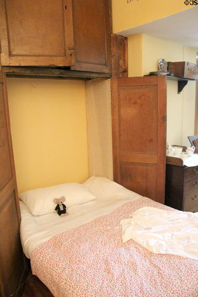 Murphy bed in housekeeper's room at Georgian House museum. Edinburgh, Scotland.