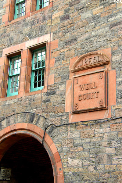 Well Court (1884) in Dean Village. Edinburgh, Scotland.