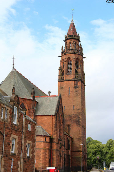 Church near Dean Village. Edinburgh, Scotland.