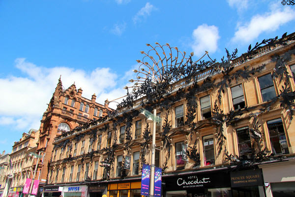 Princes Square (former Prince of Wales hotel) (1854) (34-58 Buchanan St.). Glasgow, Scotland. Architect: John Baird.