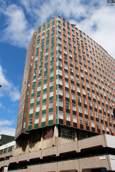 Livingstone Tower of University of Strathclyde at George & North Portland Streets. Glasgow, Scotland.