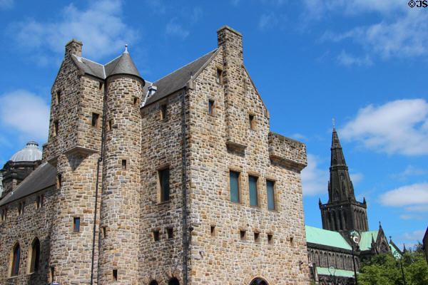 St Mungo's Museum on Cathedral Square. Glasgow, Scotland.