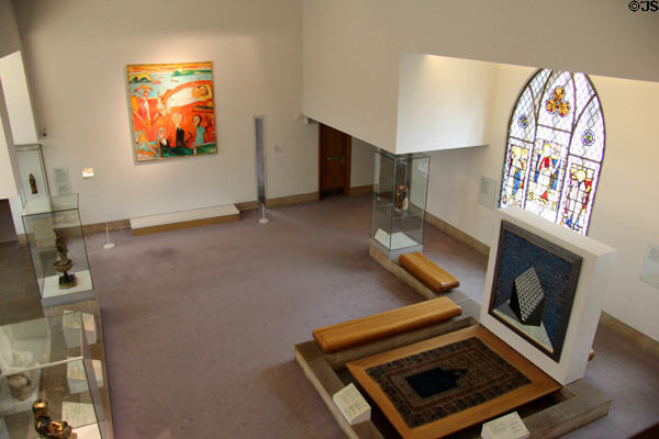 Gallery in St Mungo's Museum. Glasgow, Scotland.