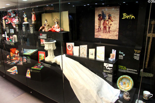 Gallery in St Mungo's Museum. Glasgow, Scotland.