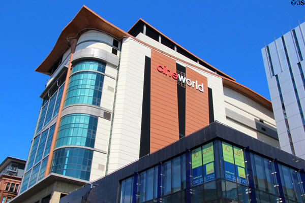 Cineworld building (7 Renfrew St.). Glasgow, Scotland.