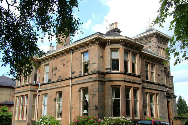 Mansion on Sherbrooke Ave. Glasgow, Scotland.