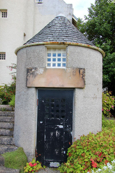 Round outbuilding at Hill House. Helensburgh, Scotland.