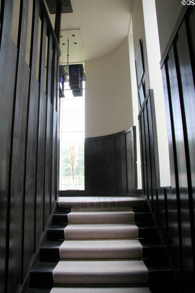 Stairwell at Hill House. Helensburgh, Scotland.