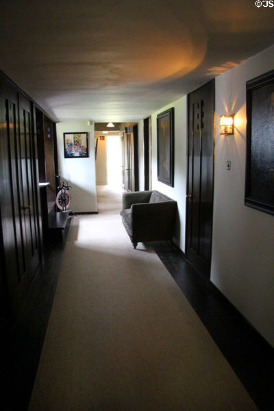 Upstairs hall at Hill House. Helensburgh, Scotland.