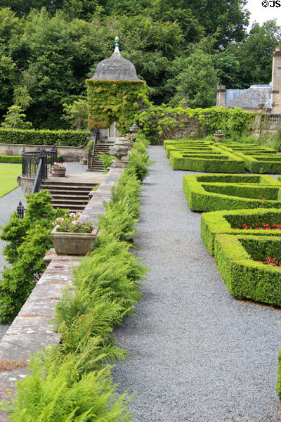 Garden at Pollok House. Glasgow, Scotland.
