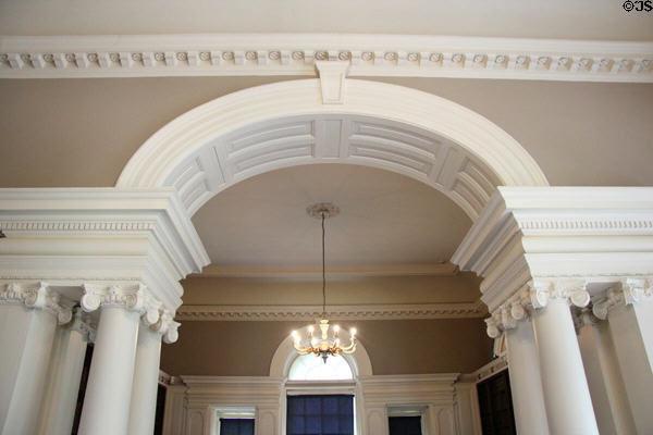 Room divider arch at Pollok House. Glasgow, Scotland.