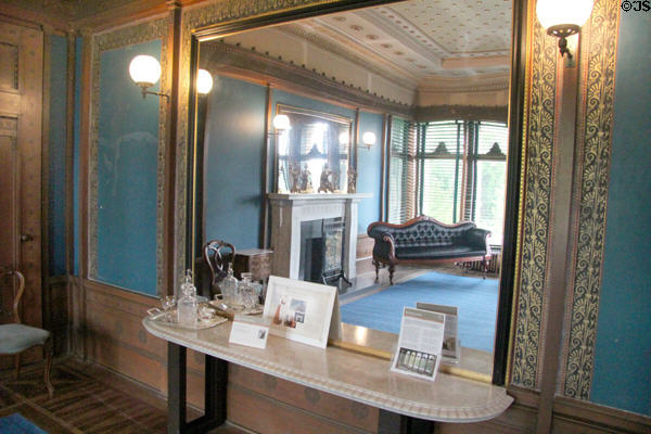 Drawing room mirror at Holmwood. Glasgow, Scotland.