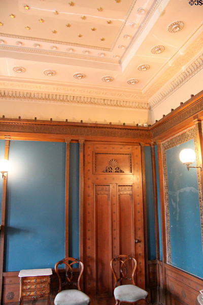 Drawing room door at Holmwood. Glasgow, Scotland.