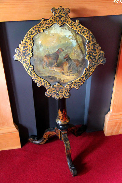 Fire screen at Holmwood. Glasgow, Scotland.