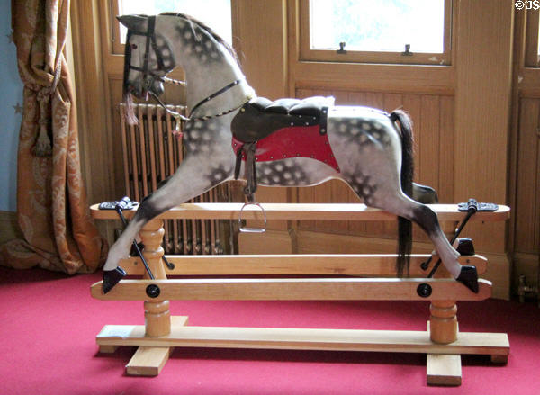 Rocking horse at Holmwood. Glasgow, Scotland.