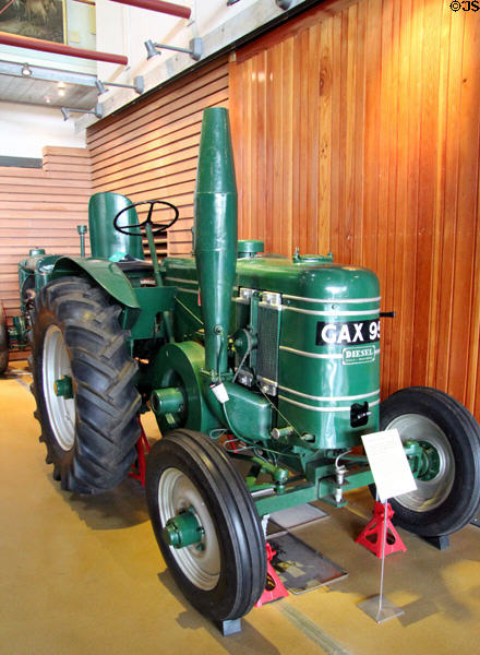 Field Marshall Tractor series 1 (1945-7) by Marshall Sons & Co. of Lincolnshire at National Museum of Rural Life. Kittochside, Scotland.