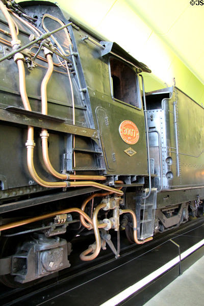 South African Railways locomotive 3007 (1944-5) by North British Locomotive Co. of Glasgow at Riverside Museum. Glasgow, Scotland.