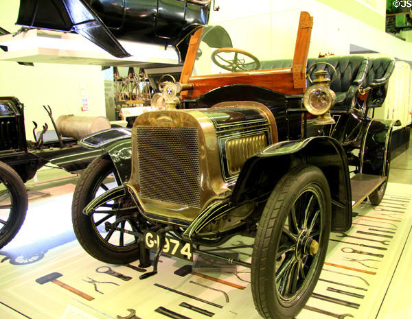 Argyll 10/12 tourer (1907) by Bridgeton of Glasgow at Riverside Museum. Glasgow, Scotland.
