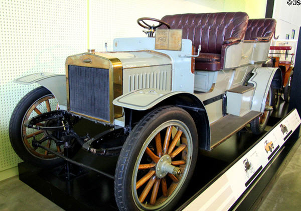 Albion A3 16hp tourer (1910) by Scotstoun of Glasgow at Riverside Museum. Glasgow, Scotland.