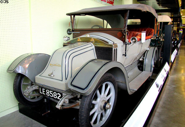 Arrol-Johnston 15.9 tourer (1912) from Paisley at Riverside Museum. Glasgow, Scotland.