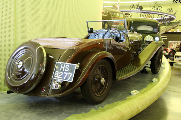 Lagonda Rapide open tourer (1935) from England at Riverside Museum. Glasgow, Scotland.