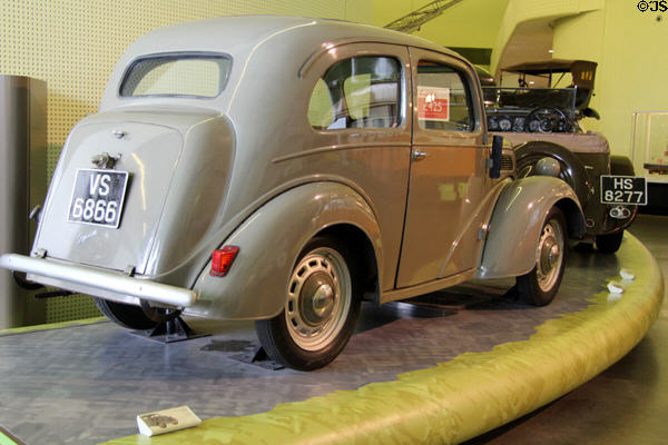 Ford Popular 103E (1955) from England at Riverside Museum. Glasgow, Scotland.