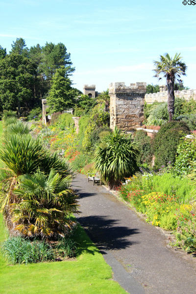 Gardens at Culzean Castle. Maybole, Scotland.
