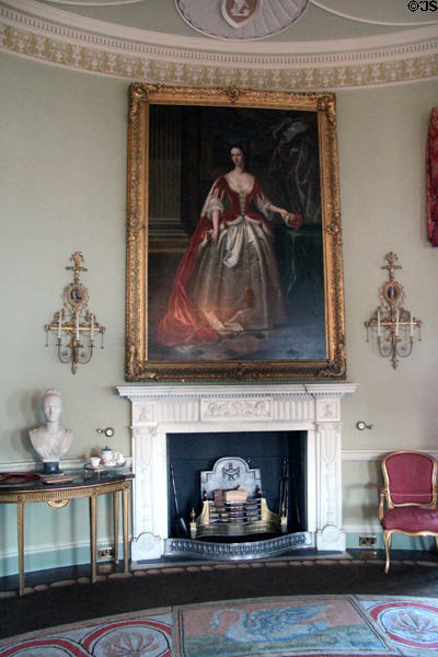 Round drawing room by Robert Adam at Culzean Castle. Maybole, Scotland.