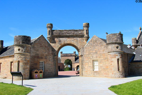 Home farm complex (1776) by Robert Adam at Culzean Castle. Maybole, Scotland.