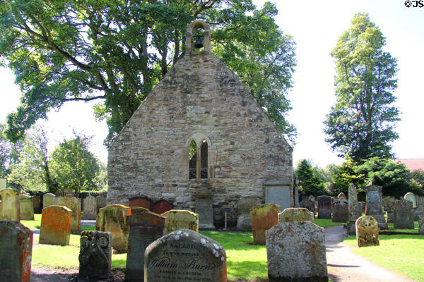 Ruins of Alloway Kirk & Graveyard near Robert Burns Birthplace Museum. Alloway, Scotland.