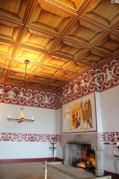Queen's Outer Hall recreated in Palace of Stirling Castle. Stirling, Scotland.