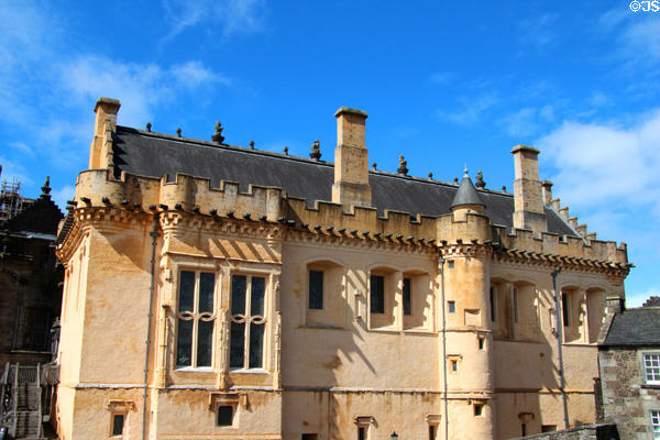 Great Hall (1503) at Stirling Castle. Stirling, Scotland.