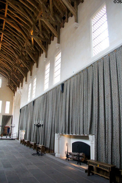 Great Hall interior at Stirling Castle. Stirling, Scotland.