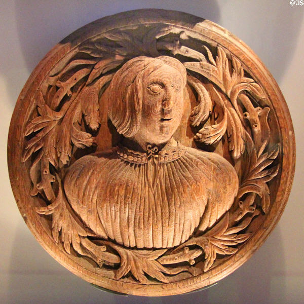 James IV (King of Scots 1488-1513) replica carving in Stirling Castle Palace gallery. Stirling, Scotland.