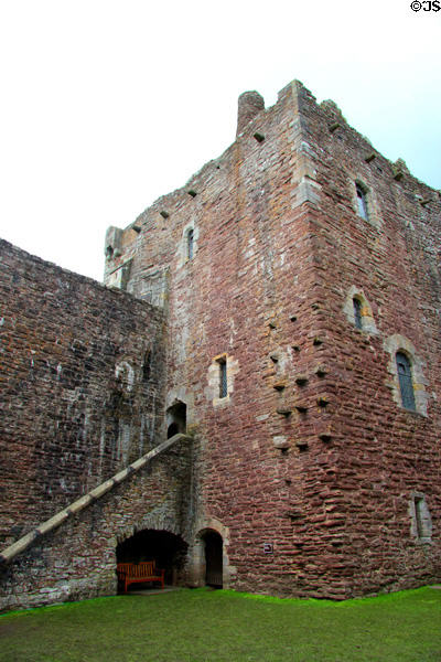 Kitchen structure at Doune Castle. Doune, Scotland.