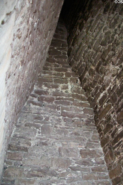 Kitchen chimney at Doune Castle. Doune, Scotland.
