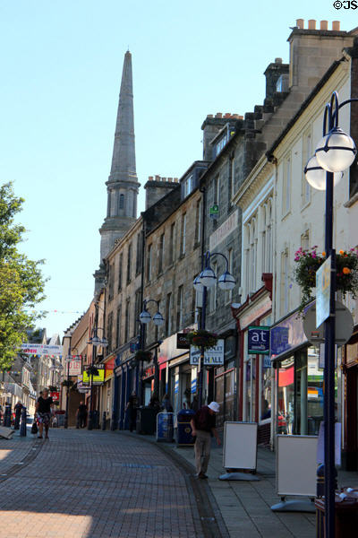 High Street streetscape. Dunfermline, Scotland.