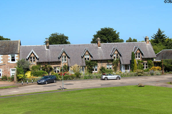 Row of houses. Dirleton, Scotland.