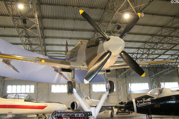 Submarine Spitfire (1945) at National Museum of Flight. East Fortune, Scotland.