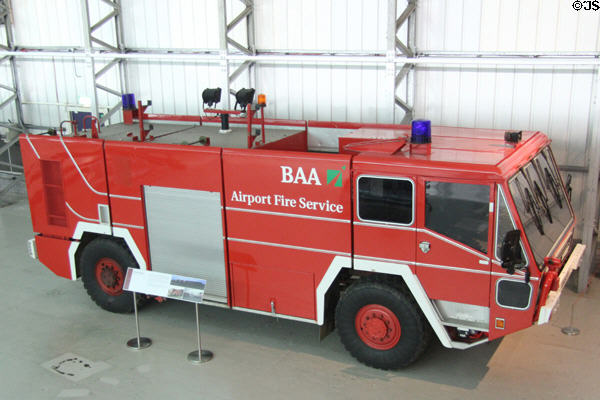 Simon Meteor airport fire truck at National Museum of Flight. East Fortune, Scotland.