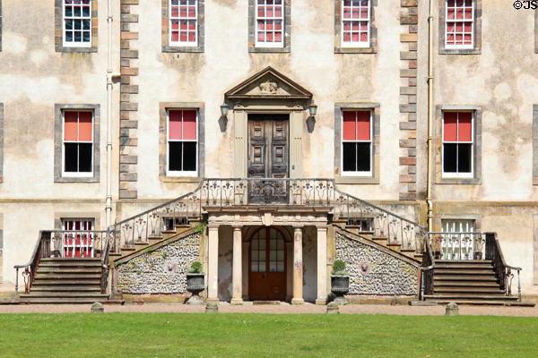 Entrance to Newhailes House. Musselburgh, Scotland.