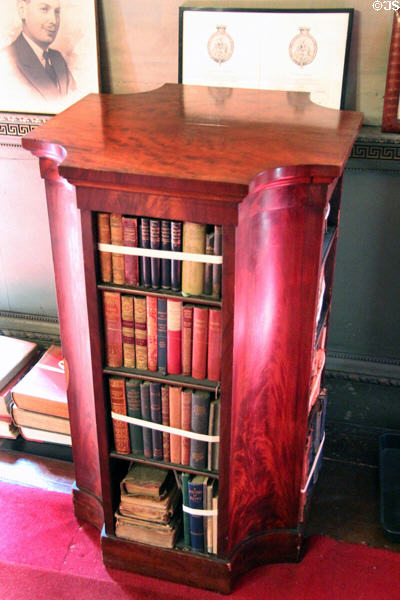 Rotating book stand at Newhailes. Musselburgh, Scotland.